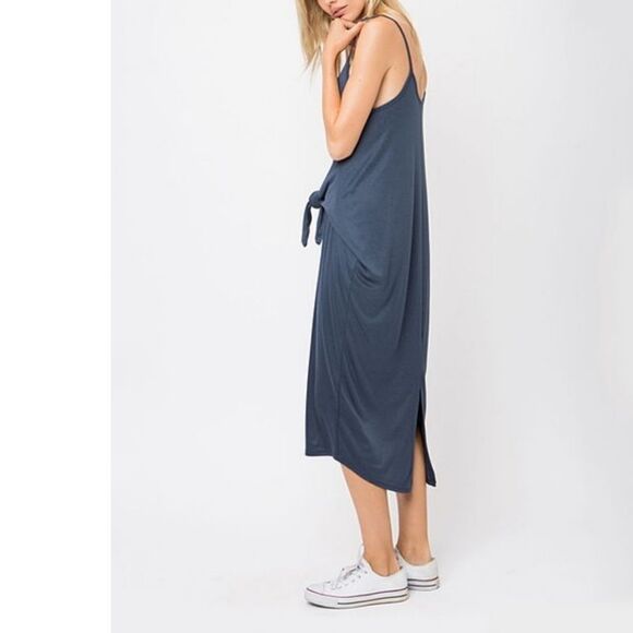 NWT COZY CASUAL All Tied Up Midi Dress S - Picture 7 of 13